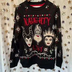 Disney Villains Light Up Christmas Sweater
